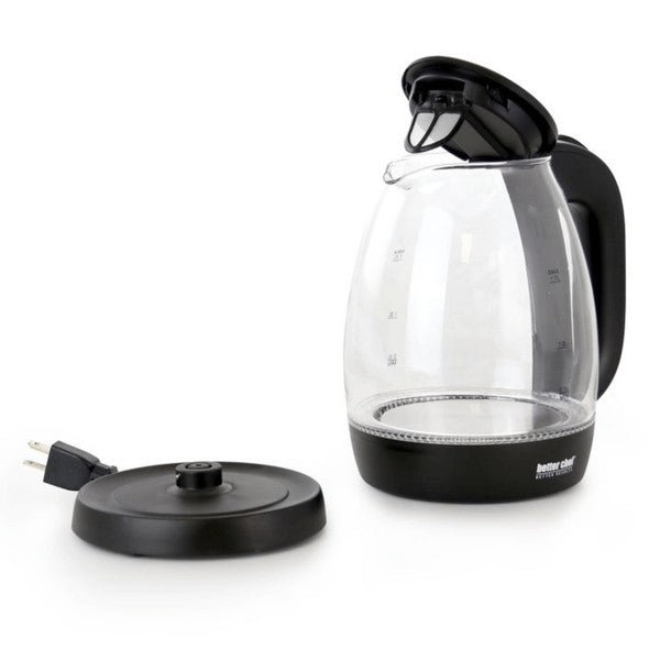 Better Chef 7-Cup Glass Kettle with LED Light