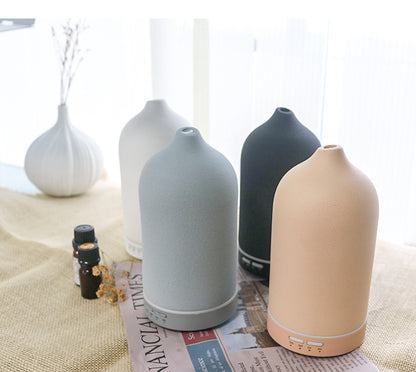 5 Colors/Ceramic Aroma Diffuser Ultrasonic Diffusers Ceramic Humidifier