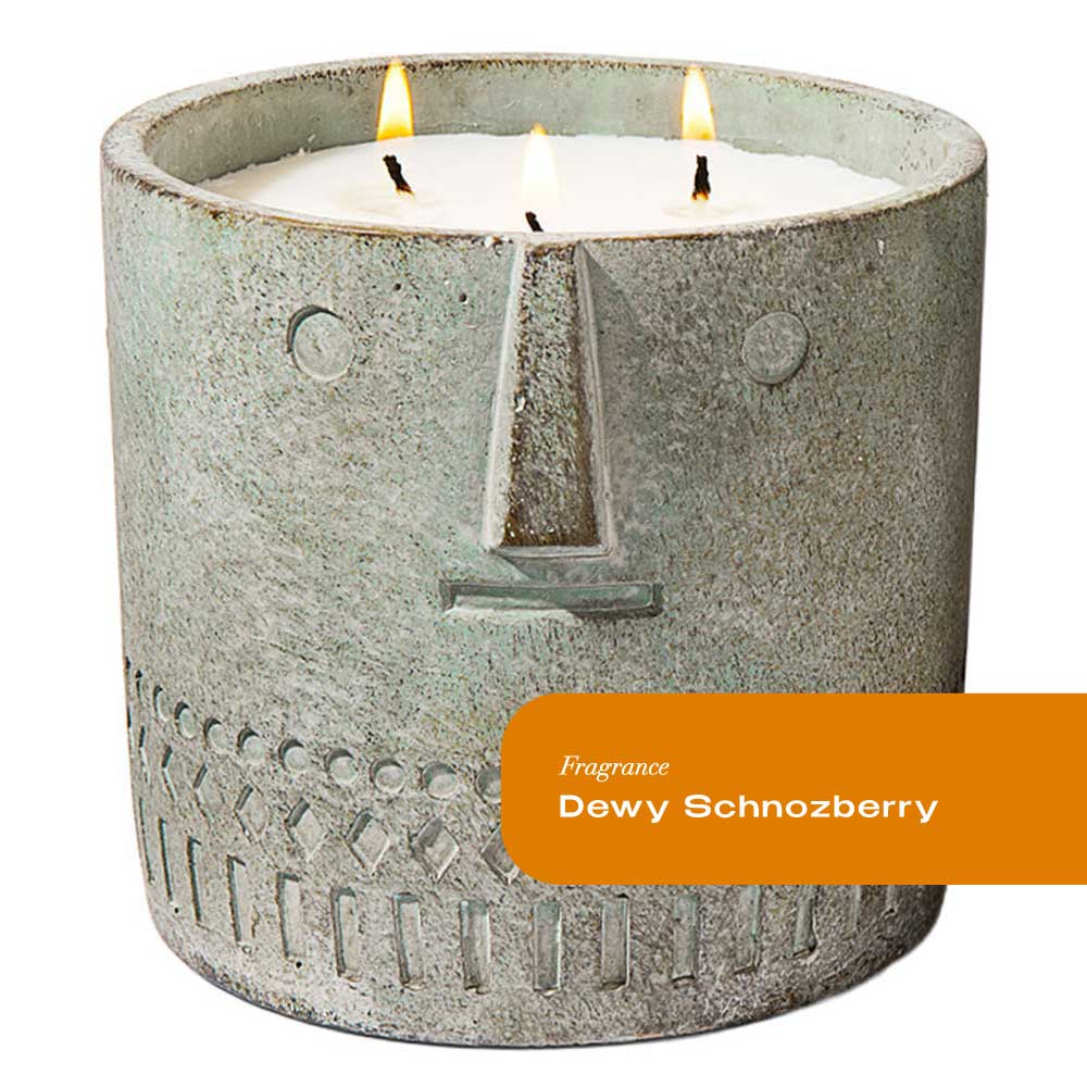 Dewy Schnozberry Stone Face Candle 27oz