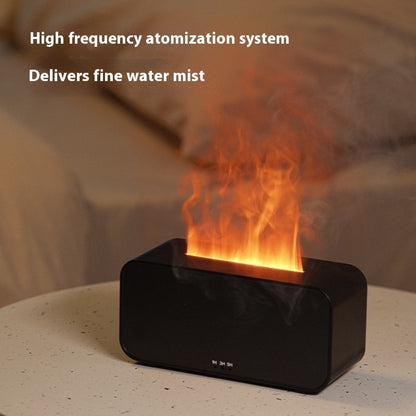 Timing Simulation Aroma Diffuser Usb Household Flame Humidifier