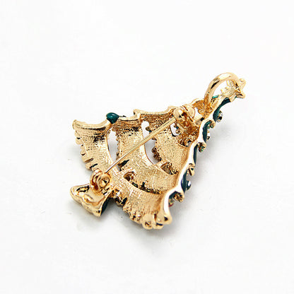 Christmas Tree Brooch Pin Women Girls Jewelry