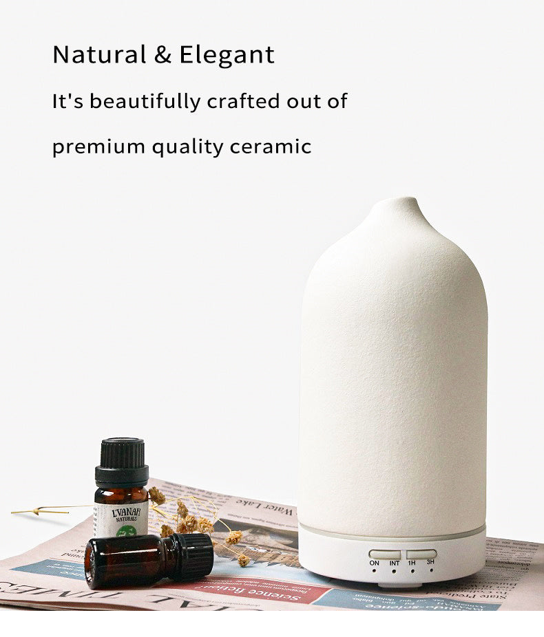 5 Colors/Ceramic Aroma Diffuser Ultrasonic Diffusers Ceramic Humidifier