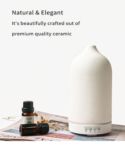 5 Colors/Ceramic Aroma Diffuser Ultrasonic Diffusers Ceramic Humidifier