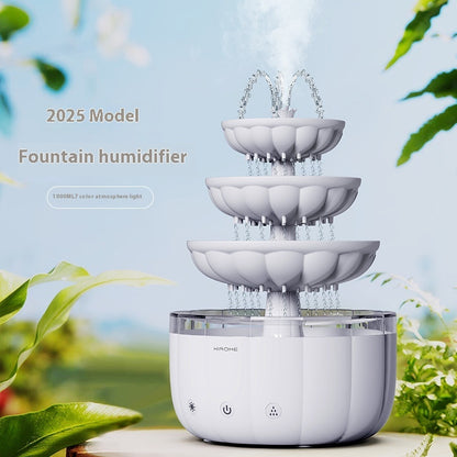 Fountain Water Drop Humidifier Home Office Aroma Diffuser